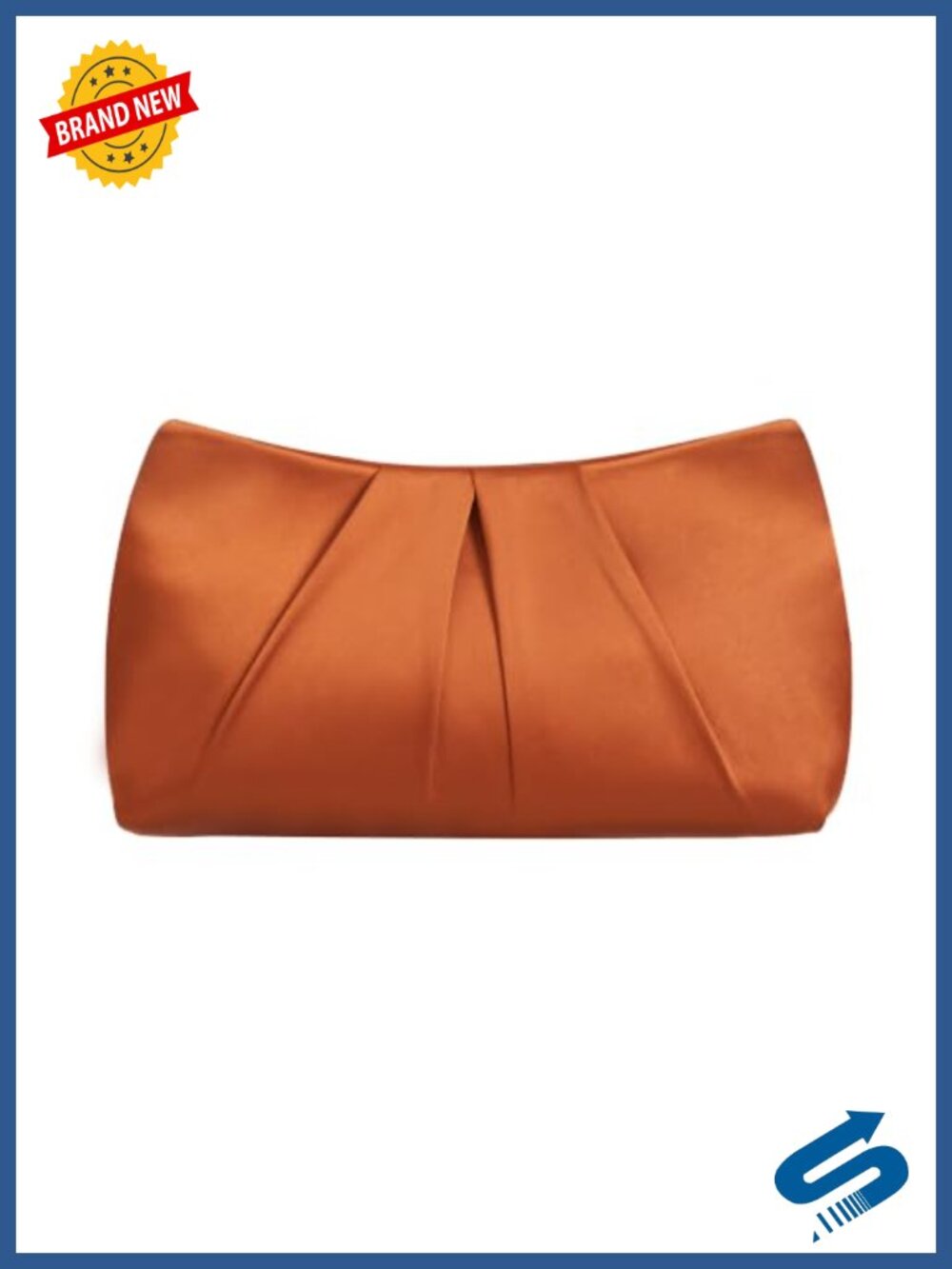Satin Pearl Evening Clutch Crossbody Bag Formal Wedding Prom